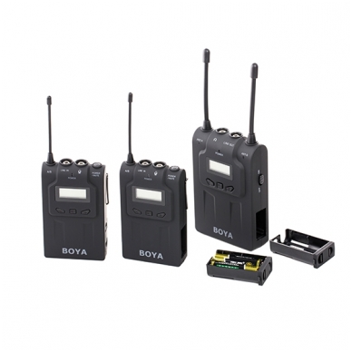 BOYA BY-WM8 UHF Dual-Channel Wireless Microphone System 2