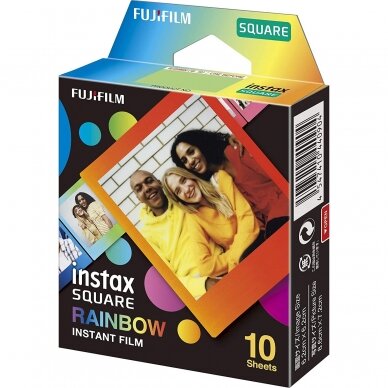 Fujifilm Instax Square Rainbow (10 lapelių) 1