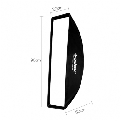 Godox Softbox 22x90cm + Grid 2