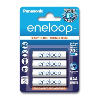 Panasonic Eneloop 4xAAA BK-4MCCE/4BE