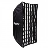 Phottix Easy Up Umbrella 60x90cm Softbox w/ Grid + laikiklis