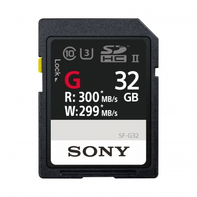 SONY SDHC/XC G Series UHS-III U3 300mb/s 2