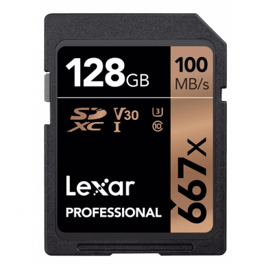 Lexar PRO 667X SDXC UHS-I U3 2