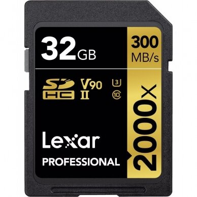 Lexar Pro 2000X SDHC/SDXC UHS-II U3 1