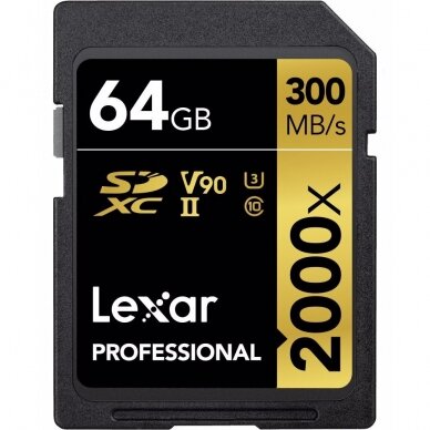 Lexar Pro 2000X SDHC/SDXC UHS-II U3 2