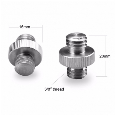 SmallRig 1065 3/8'' Double Head Stud 1