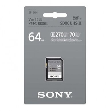 SONY SDXC E Series UHS-II U3