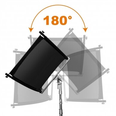 Walimex Pro 3in1 Reflector Halfpipe Concave 150x60cm 2